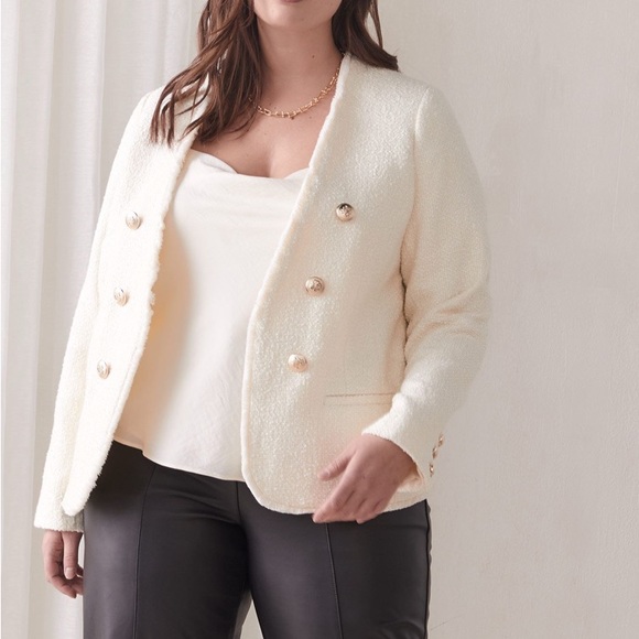 Addition Elle Tweed Jacket - Picture 13 of 14